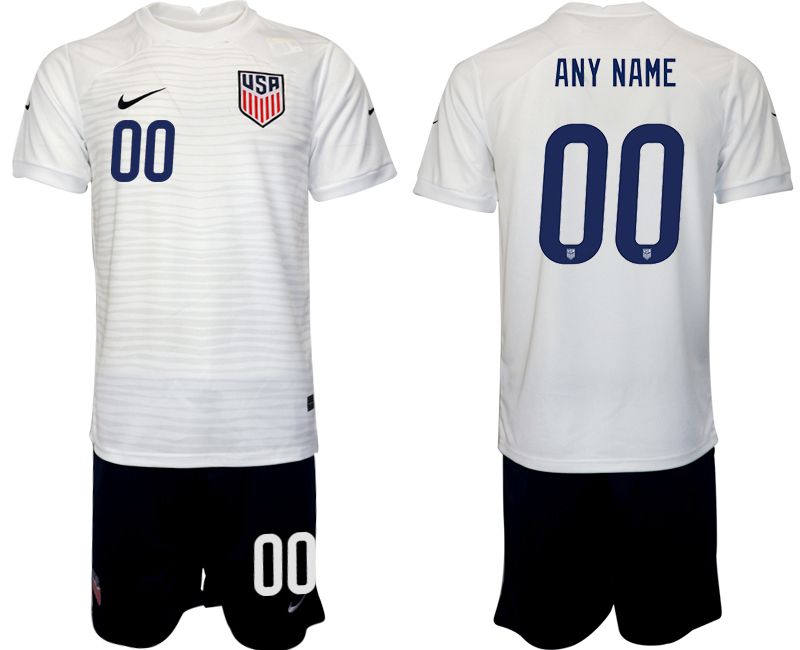 Cheap Men 2022 World Cup National Team United States home white customized Soccer Jersey